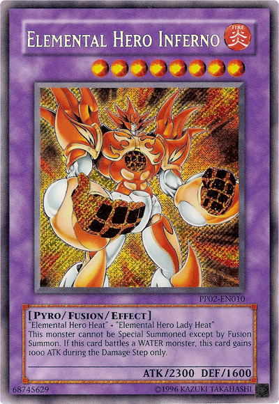 Elemental Hero Inferno [PP02-EN010] Secret Rare | Tables and Towers