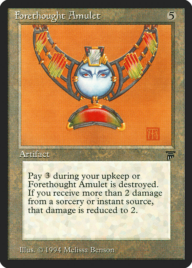 Forethought Amulet [Legends] | Tables and Towers