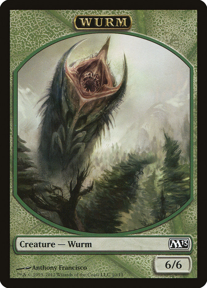 Wurm Token [Magic 2013 Tokens] | Tables and Towers