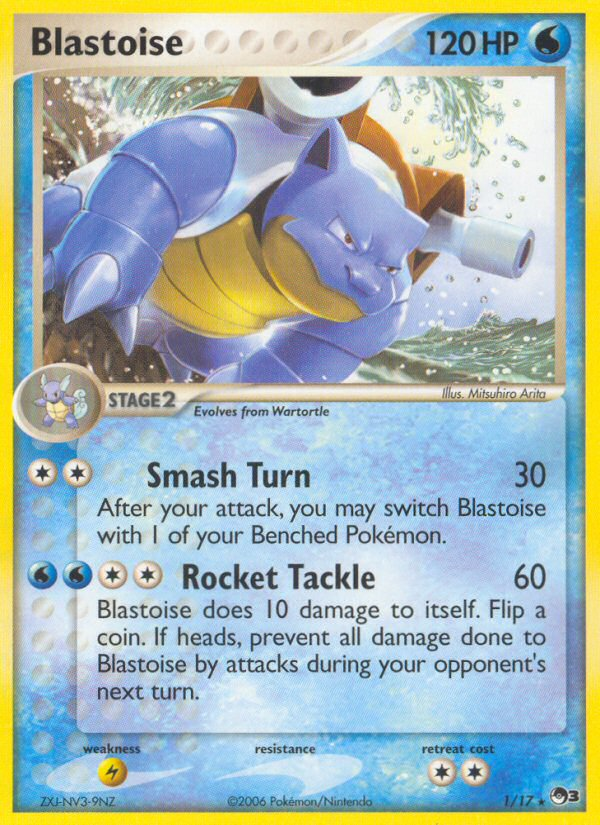 Blastoise (1/17) [POP Series 3] | Tables and Towers