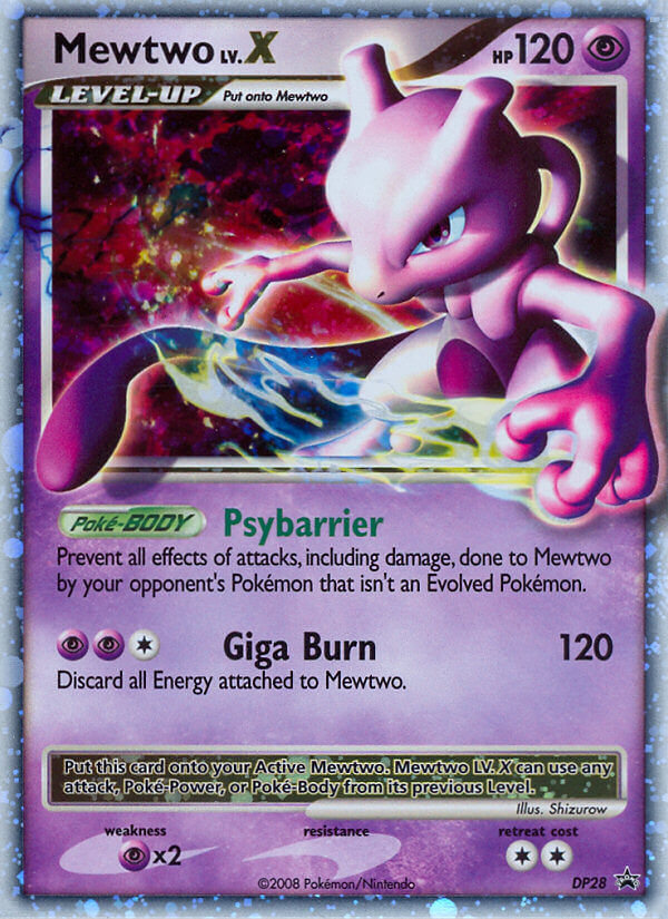 Mewtwo LV.X (DP28) [Diamond & Pearl: Black Star Promos] | Tables and Towers