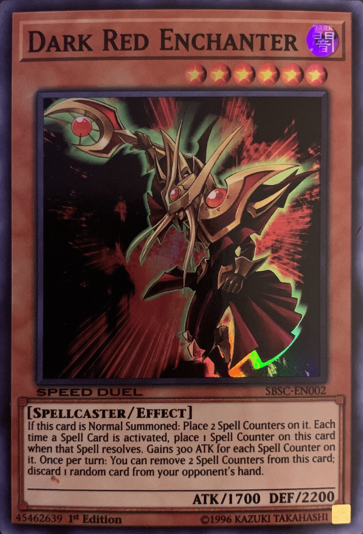 Dark Red Enchanter [SBSC-EN002] Super Rare | Tables and Towers