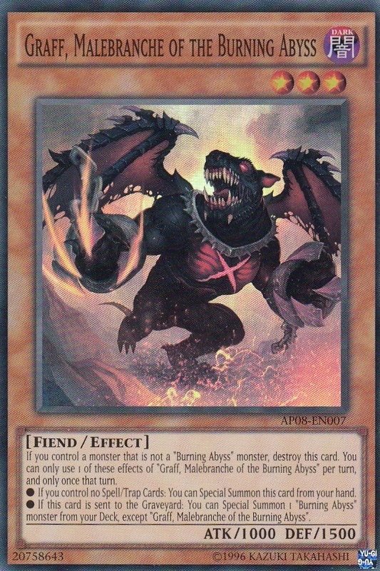 Graff, Malebranche of the Burning Abyss [AP08-EN007] Super Rare | Tables and Towers