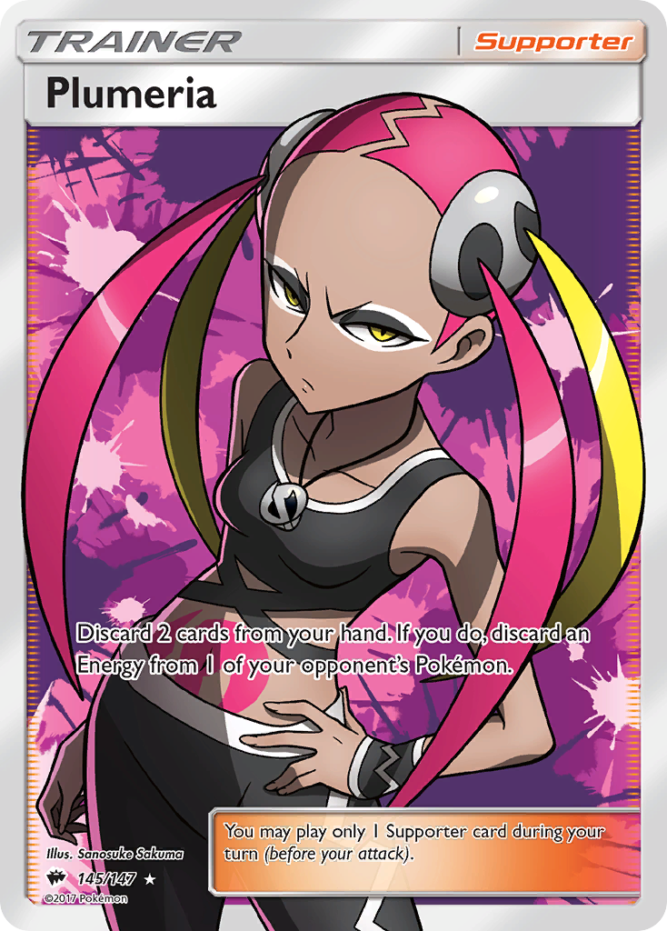 Plumeria (145/147) [Sun & Moon: Burning Shadows] | Tables and Towers