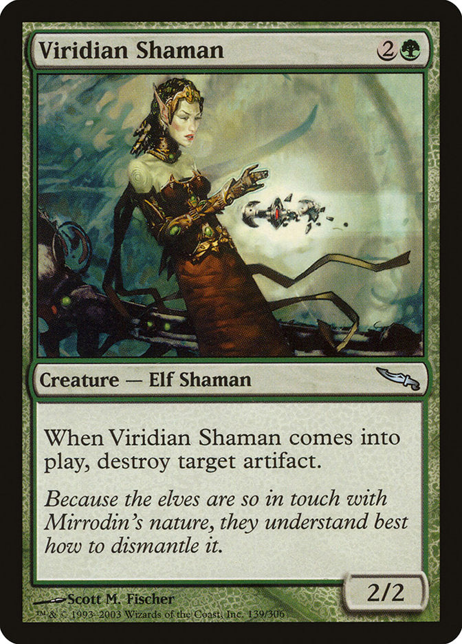 Viridian Shaman [Mirrodin] | Tables and Towers