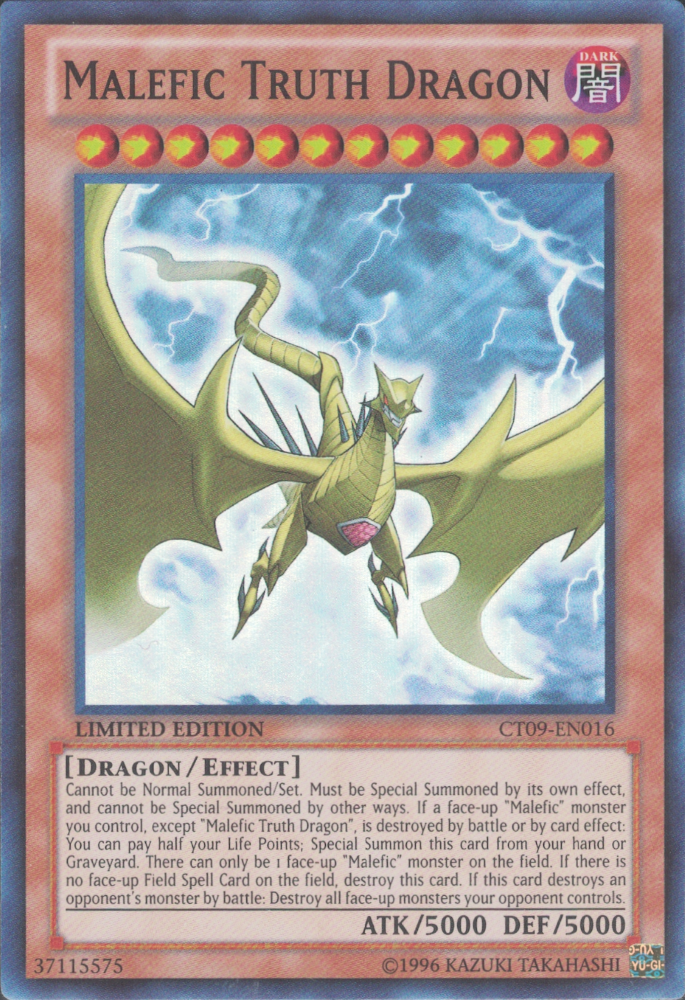 Malefic Truth Dragon [CT09-EN016] Super Rare | Tables and Towers