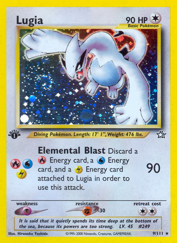 Lugia (9/111) [Neo Genesis 1st Edition] | Tables and Towers