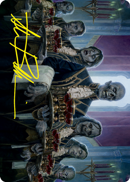 Dying to Serve Art Card (Gold-Stamped Signature) [Innistrad: Crimson Vow Art Series] | Tables and Towers