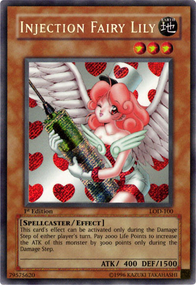 Injection Fairy Lily [LOD-100] Secret Rare | Tables and Towers