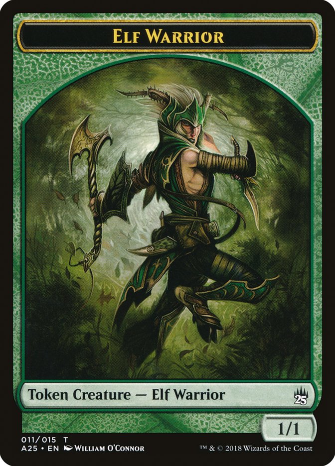 Elf Warrior Token [Masters 25 Tokens] | Tables and Towers