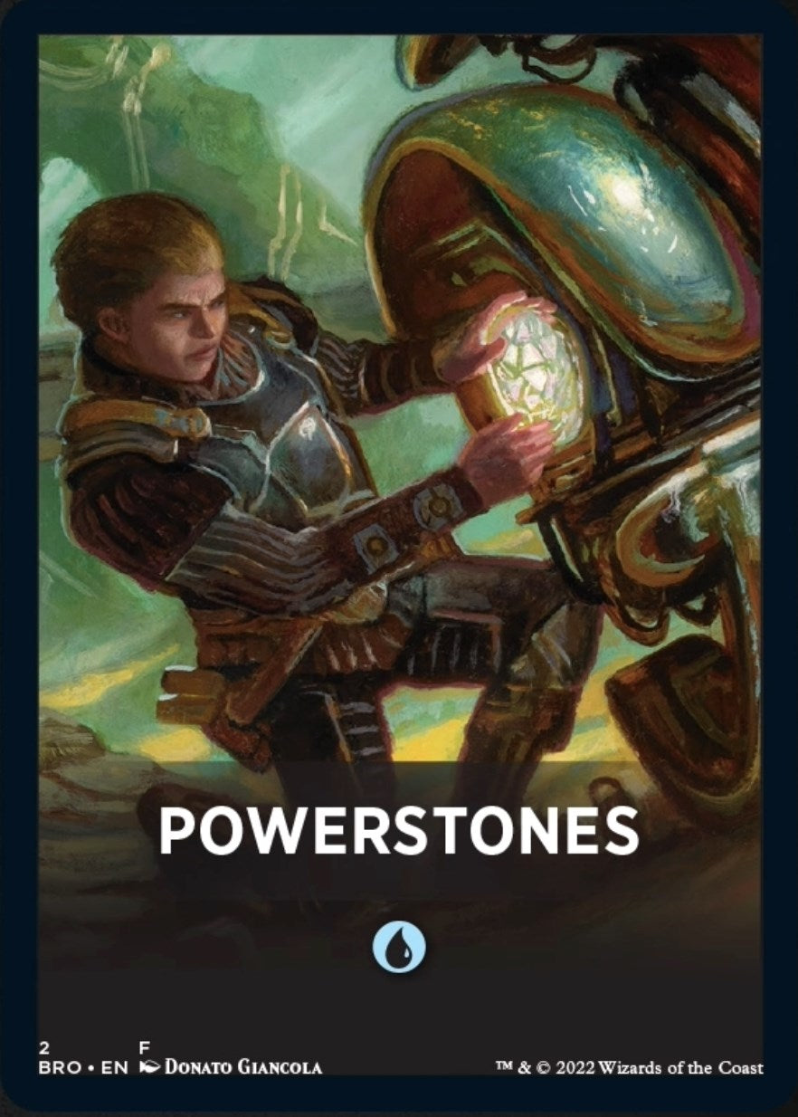 Powerstones Theme Card [The Brothers' War Tokens] | Tables and Towers