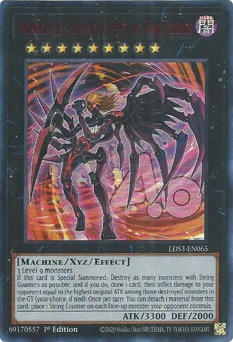 Number C40: Gimmick Puppet of Dark Strings (Red) [LDS3-EN065] Ultra Rare | Tables and Towers