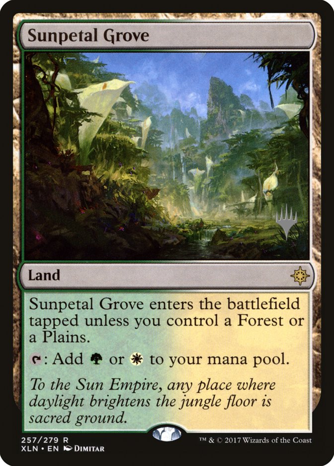 Sunpetal Grove (Promo Pack) [Ixalan Promos] | Tables and Towers