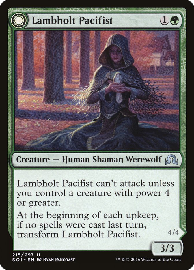 Lambholt Pacifist // Lambholt Butcher [Shadows over Innistrad] | Tables and Towers