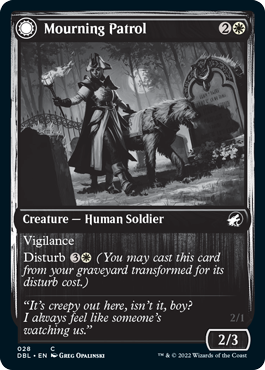 Mourning Patrol // Morning Apparition [Innistrad: Double Feature] | Tables and Towers