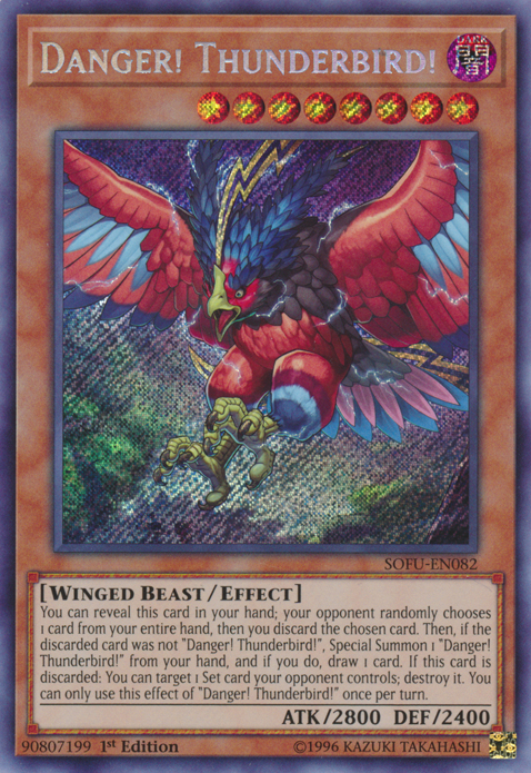 Danger! Thunderbird! [SOFU-EN082] Secret Rare | Tables and Towers