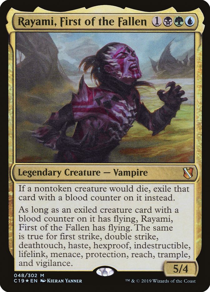 Rayami, First of the Fallen [Commander 2019] | Tables and Towers