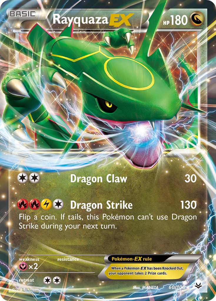 Rayquaza EX (60/108) [XY: Roaring Skies] | Tables and Towers