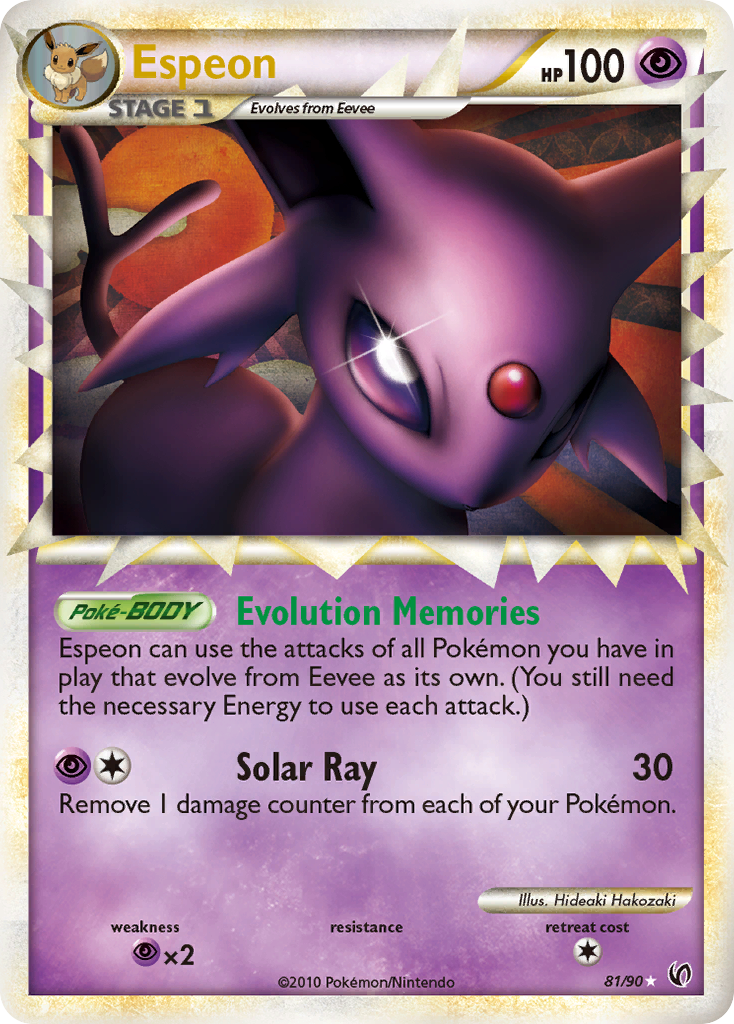 Espeon (81/90) [HeartGold & SoulSilver: Undaunted] | Tables and Towers