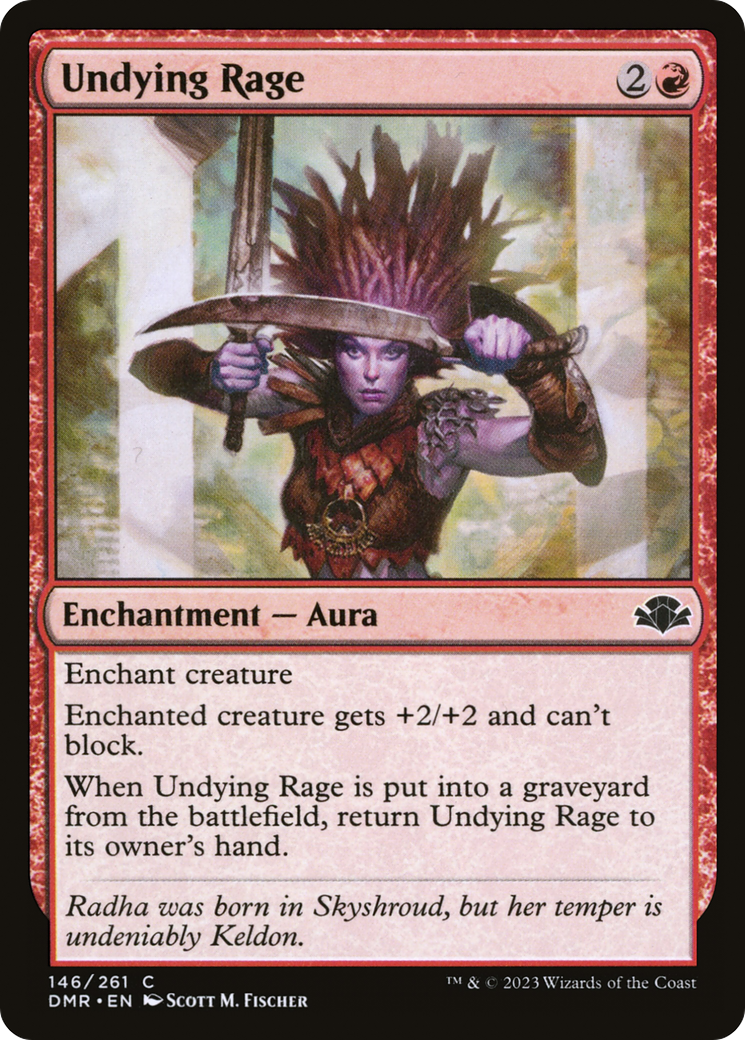 Undying Rage [Dominaria Remastered] | Tables and Towers