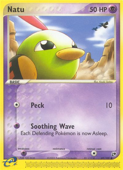 Natu (69/100) [EX: Sandstorm] | Tables and Towers