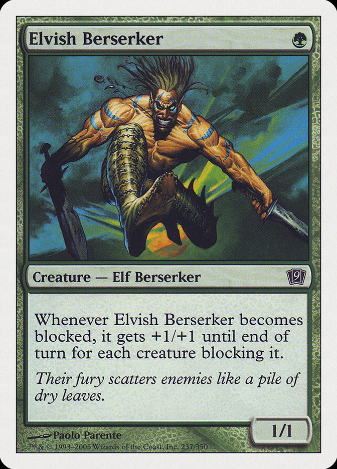 Elvish Berserker [Ninth Edition] | Tables and Towers