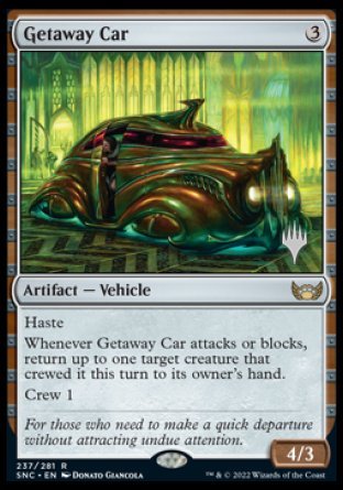 Getaway Car (Promo Pack) [Streets of New Capenna Promos] | Tables and Towers