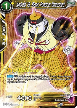 Android 19, Bionic Punisher Unleashed (BT13-114) [Supreme Rivalry Prerelease Promos] | Tables and Towers