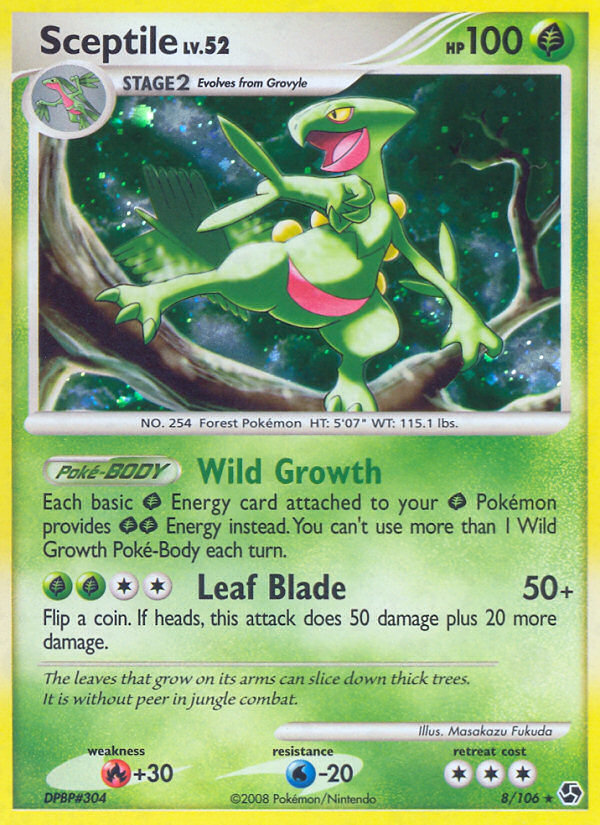 Sceptile (8/106) [Diamond & Pearl: Great Encounters] | Tables and Towers