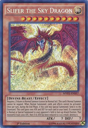 Slifer the Sky Dragon [MVP1-ENS57] Secret Rare | Tables and Towers