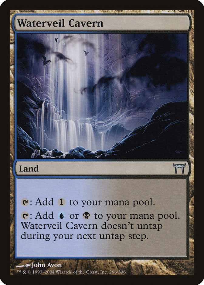 Waterveil Cavern [Champions of Kamigawa] | Tables and Towers