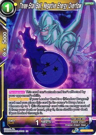 Three-Star Ball, Negative Energy Overflow (BT11-115) [Vermilion Bloodline] | Tables and Towers