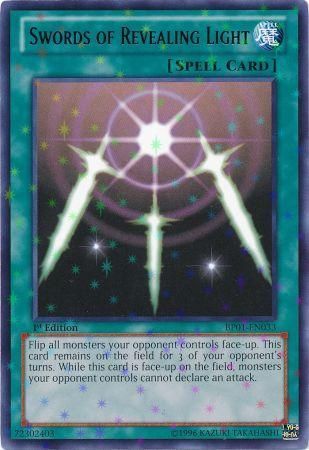 Swords of Revealing Light [BP01-EN033] Starfoil Rare | Tables and Towers