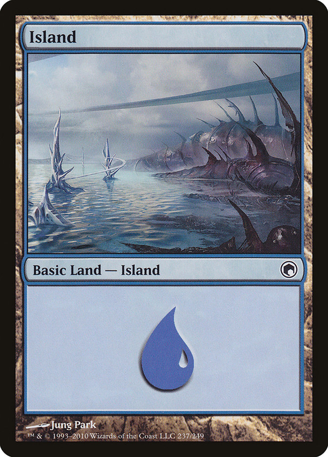 Island (237) [Scars of Mirrodin] | Tables and Towers