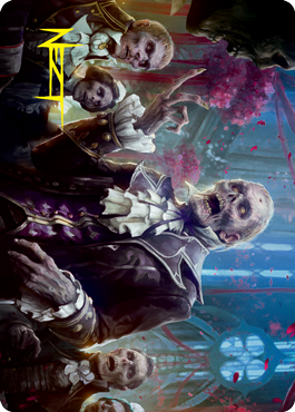 Undead Butler Art Card (Gold-Stamped Signature) [Innistrad: Crimson Vow Art Series] | Tables and Towers