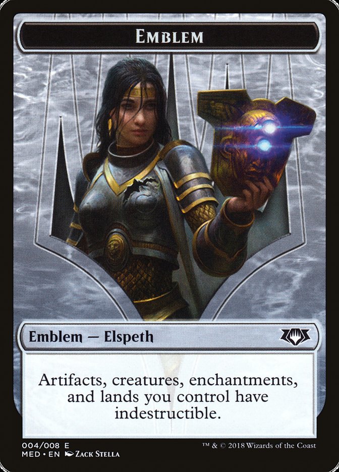 Elspeth, Knight-Errant Emblem [Mythic Edition Tokens] | Tables and Towers