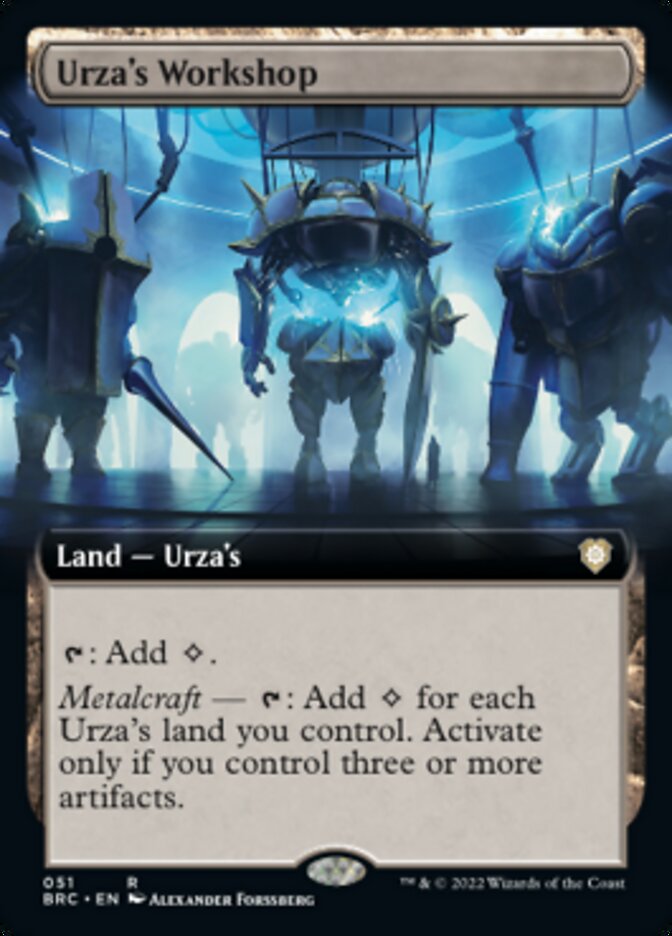 Urza's Workshop (Extended Art) [The Brothers' War Commander] | Tables and Towers