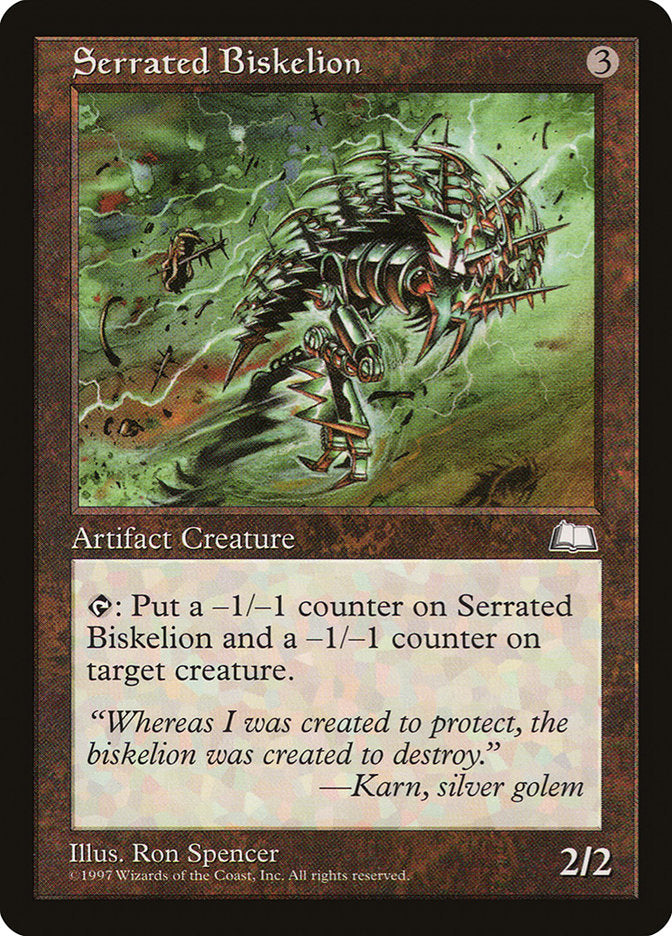 Serrated Biskelion [Weatherlight] | Tables and Towers