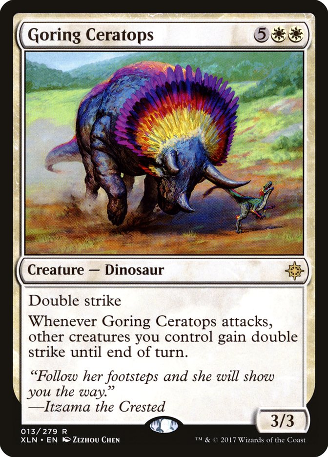 Goring Ceratops [Ixalan] | Tables and Towers