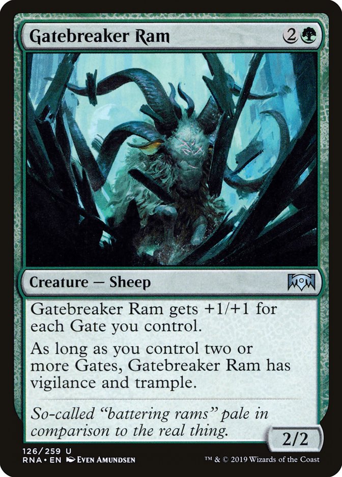 Gatebreaker Ram [Ravnica Allegiance] | Tables and Towers