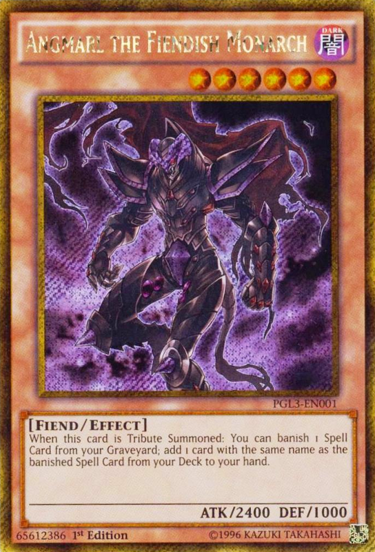 Angmarl the Fiendish Monarch [PGL3-EN001] Gold Secret Rare | Tables and Towers