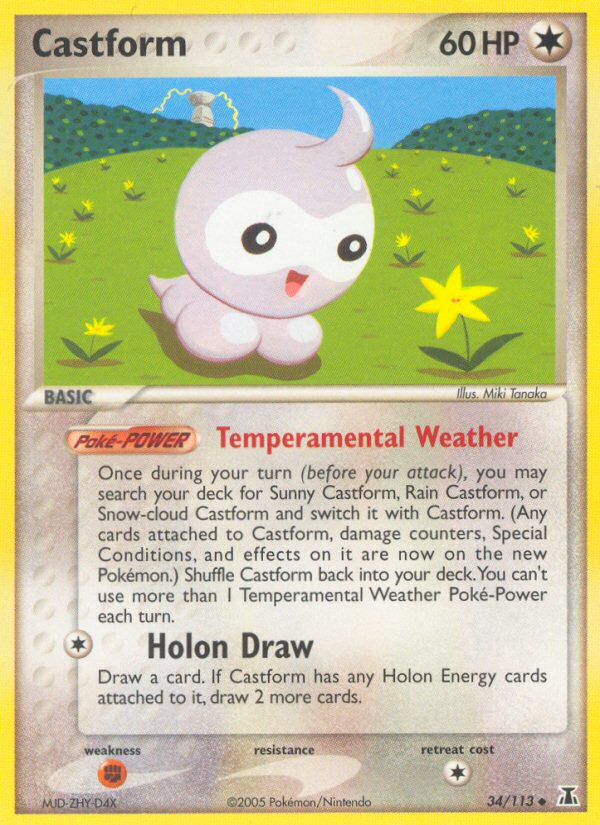 Castform (34/113) [EX: Delta Species] | Tables and Towers