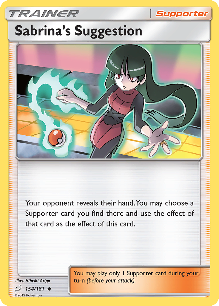 Sabrina's Suggestion (154/181) [Sun & Moon: Team Up] | Tables and Towers