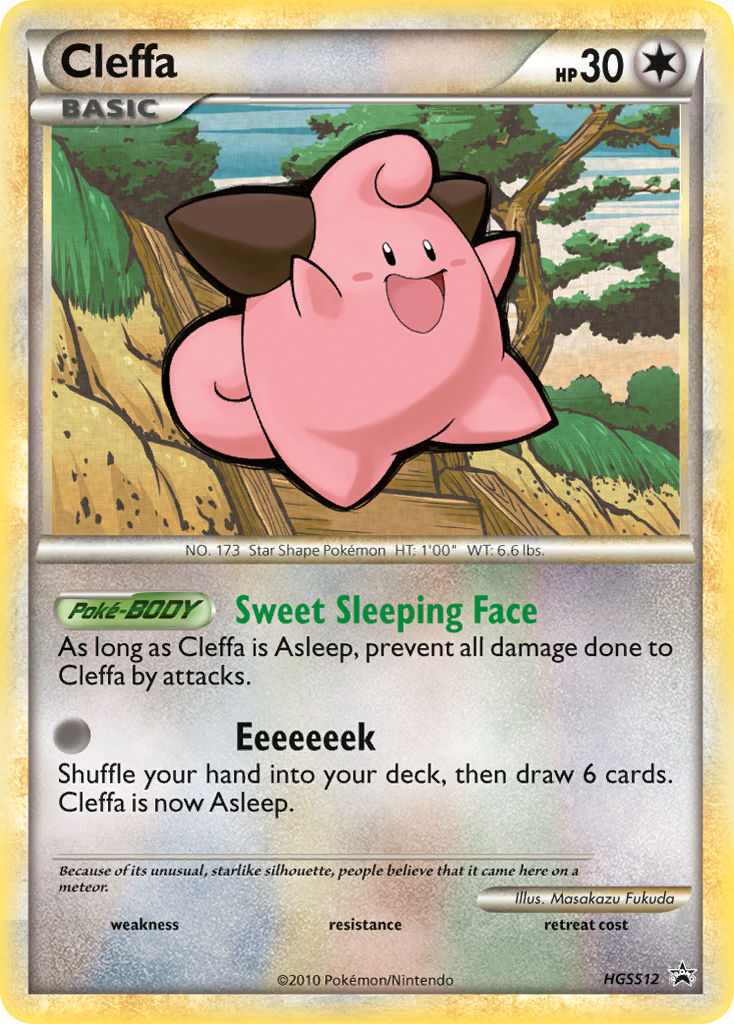 Cleffa (HGSS12) [HeartGold & SoulSilver: Black Star Promos] | Tables and Towers