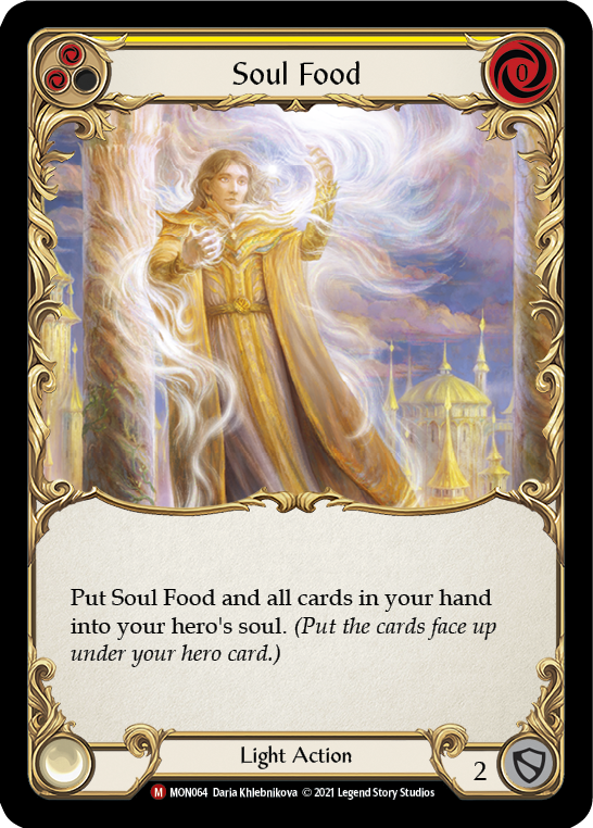 Soul Food [MON064-RF] (Monarch)  1st Edition Rainbow Foil | Tables and Towers