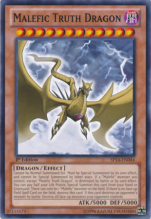 Malefic Truth Dragon [SP14-EN044] Common | Tables and Towers