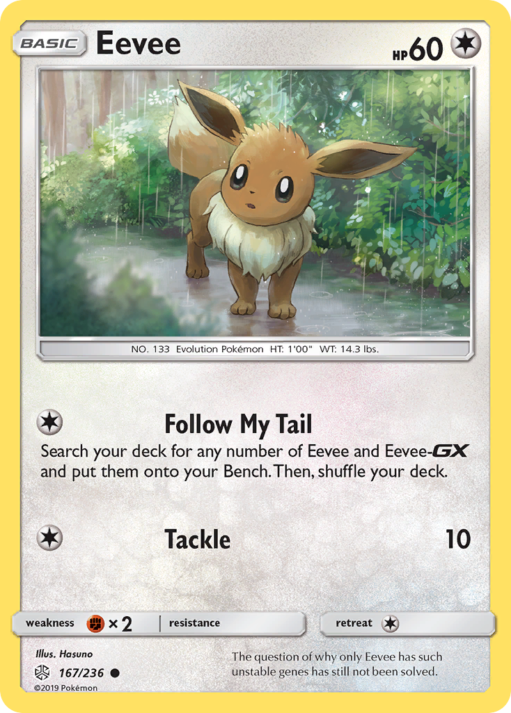 Eevee (167/236) [Sun & Moon: Cosmic Eclipse] | Tables and Towers