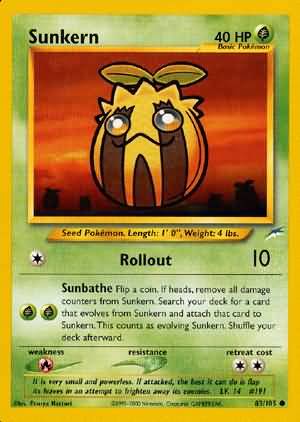 Sunkern (83/105) [Neo Destiny Unlimited] | Tables and Towers