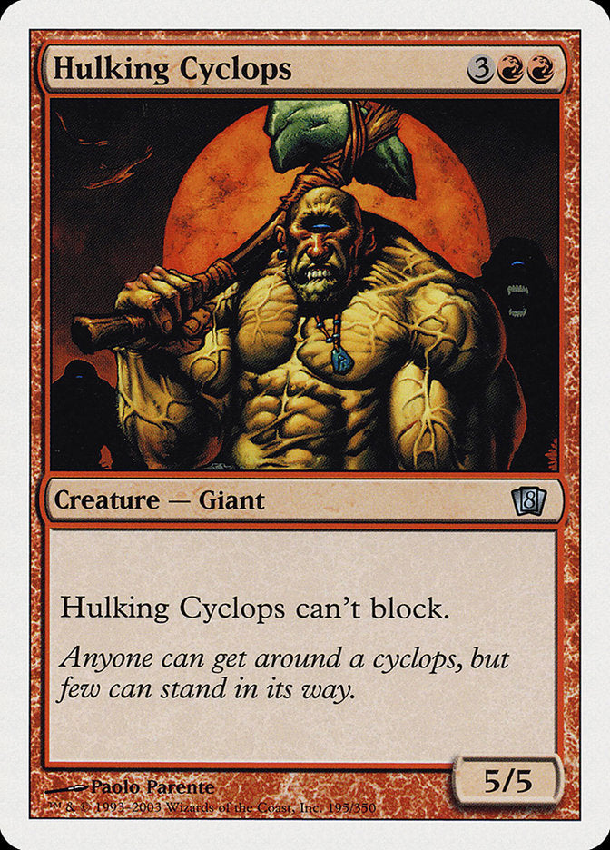 Hulking Cyclops [Eighth Edition] | Tables and Towers