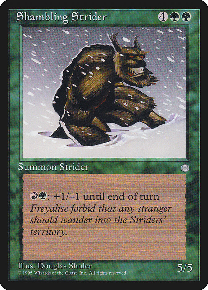 Shambling Strider [Ice Age] | Tables and Towers